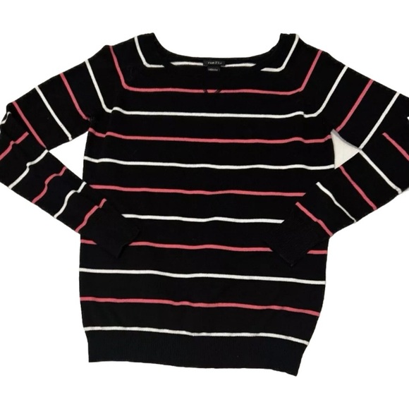Rue21 Striped Pullover Sweater, Size M. - Picture 1 of 6